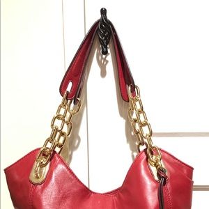 Michael Kors Red tote handbag!